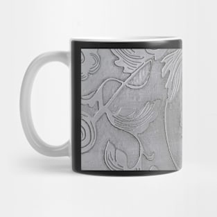 Metal flower of steel Mug